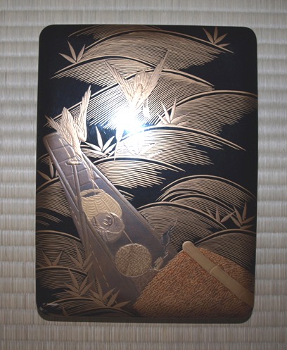魚舟蒔絵硯箱 | 茶道具 小西康のぶろぐ