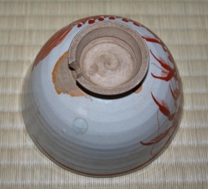 茶碗 茶道具 茶器 淡路勝瑞 金継 珉平焼 珉平焼 海老絵茶碗 | 茶道具 小西康のぶろぐ