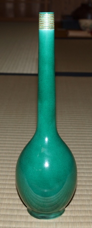 永楽即全 鶴首花入 | 茶道具 小西康のぶろぐ