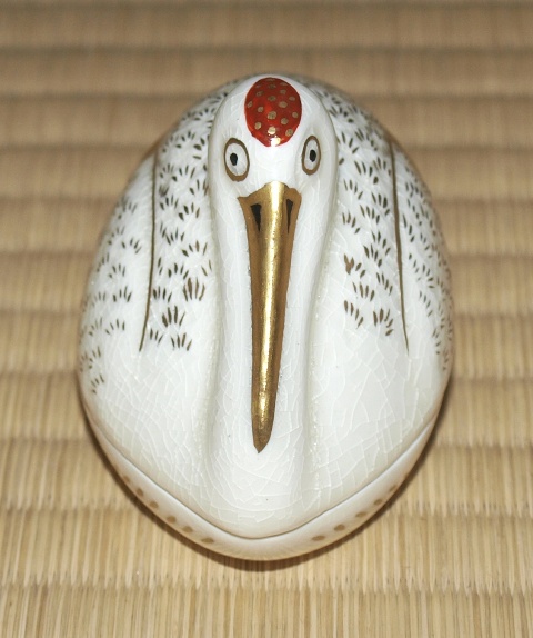 【即出荷】 | 鶴香合 薩摩焼 陶正山 茶道具 工芸品 - 小西康のぶろぐ 工芸品