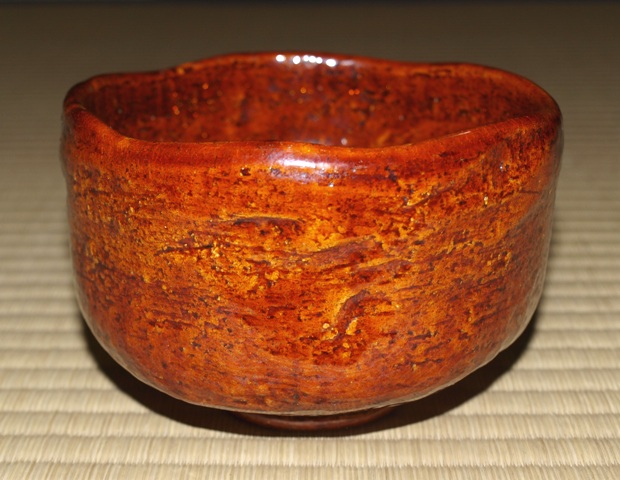 茶道具　茶碗　九代　大樋長左衛門　アメ釉　小茶碗 九代大樋長左衛門 飴茶碗 | 茶道具 小西康のぶろぐ