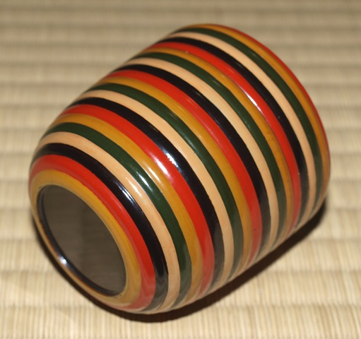 棗　茶入　独楽　光沢 ❚茶器❚ 細独楽 中棗 (樹脂製) | 茶道具 | 茶道本舗 和伝.com