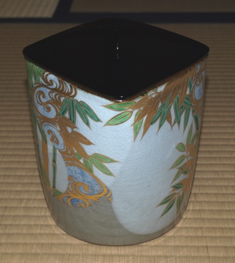 宮川香雲 竹絵水指 鵬雲斎宗匠 | 茶道具 小西康のぶろぐ