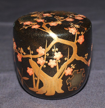 一瓢斎 梅に雪花蒔絵 大棗 | 茶道具 小西康のぶろぐ