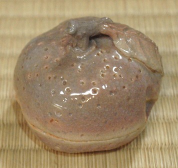 11代坂高麗左衛門 萩焼 橙香合 | 茶道具 小西康のぶろぐ