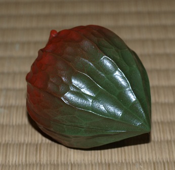 イ800 香合『篠原如雲作』『天道虫てんとう虫 豆香合 共箱』茶道具