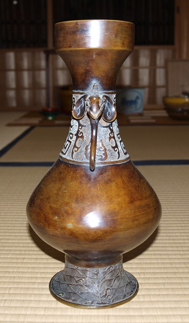 古銅 象耳花入 | 茶道具 小西康のぶろぐ