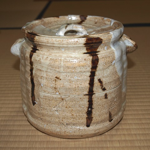 茶道具　美濃伊賀　細水指　加藤十右衛門作　共箱 加藤光右衛門 美濃伊賀水指 鵬雲斎宗匠書付 | 茶道具 小西康のぶろぐ