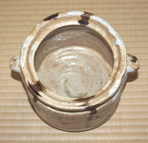 加藤光右衛門 美濃伊賀水指 鵬雲斎宗匠書付 | 茶道具 小西康のぶろぐ