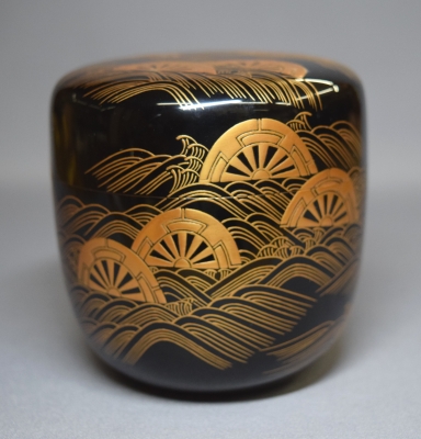 茶道具　茶碗乾漆造　波蒔絵 一瓢斎 波車蒔絵大棗 而妙斎 | 茶道具 小西康のぶろぐ