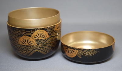 一瓢斎 波車蒔絵大棗 而妙斎 | 茶道具 小西康のぶろぐ