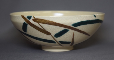 清閑寺窯 杉田祥平 色絵乾山尾花画茶碗 | 茶道具 小西康のぶろぐ