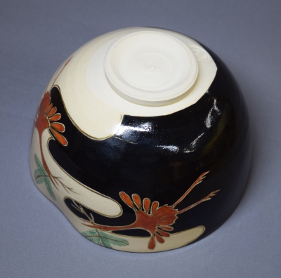 永楽善五郎 即全 色絵松喰鶴茶碗 淡々斎 | 茶道具 小西康のぶろぐ