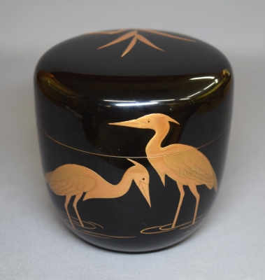 関口輔聖 芦鷺蒔絵大棗 而妙斎 | 茶道具 小西康のぶろぐ