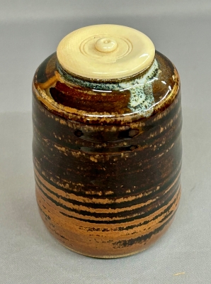 丹山窯 小峠葛芳 瀬戸釉茶入 尋牛斎宗匠 - 20250414_3823589.jpg