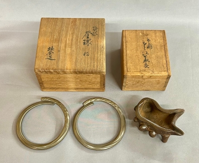 蓋置一 鐶一 | 茶道具 小西康のぶろぐ