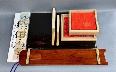中宮寺窯造 天寿国茶碗 中宮寺日野西光尊箱書 共箱 抹茶碗（gf11） 中宮寺窯造 天寿国茶碗（中宮寺 日野西光尊箱書）（共箱） 中宮寺窯造
