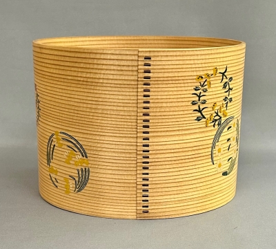 木具師 橋村萬象 蓋置 祭絵 二代橋村萬象 花丸ウルシ絵 建水 蓋置 | 茶道具 小西康のぶろぐ