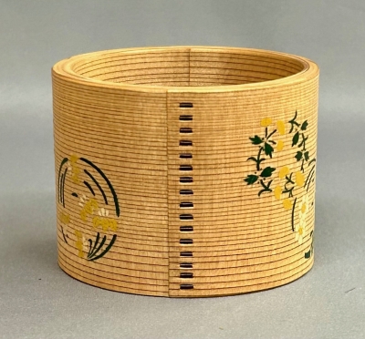 二代橋村萬象 花丸ウルシ絵 建水 蓋置 | 茶道具 小西康のぶろぐ