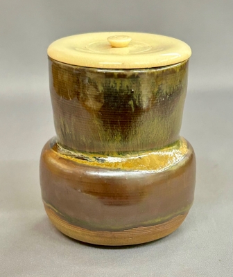 十三代亀井味楽 鮟鱇茶入 | 茶道具 小西康のぶろぐ