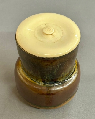 十三代亀井味楽 鮟鱇茶入 | 茶道具 小西康のぶろぐ