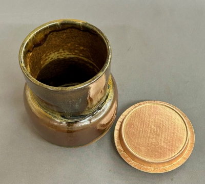 十三代亀井味楽 鮟鱇茶入 | 茶道具 小西康のぶろぐ