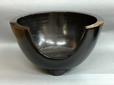 二代 寄神崇白 黒 紅鉢風炉 | 茶道具 小西康のぶろぐ