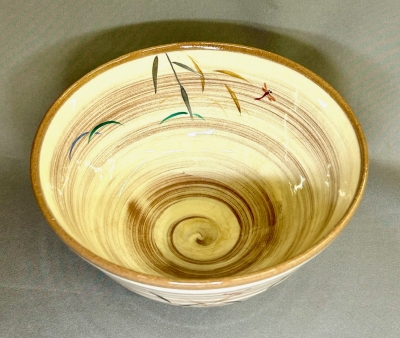 勝龍寺窯 色絵 赤とんぼ茶碗 | 茶道具 小西康のぶろぐ