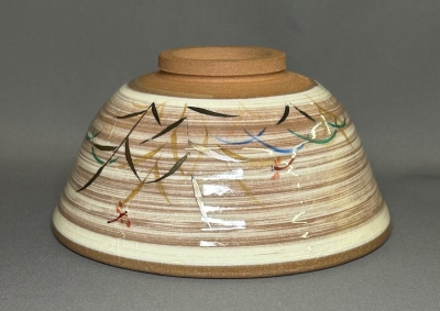 勝龍寺窯 色絵 赤とんぼ茶碗 | 茶道具 小西康のぶろぐ