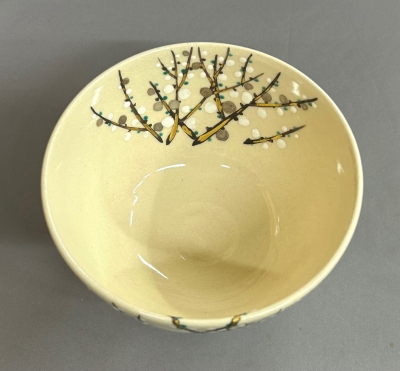 真葛焼 五代宮川香斎 梅絵茶碗 鵬雲斎 | 茶道具 小西康のぶろぐ