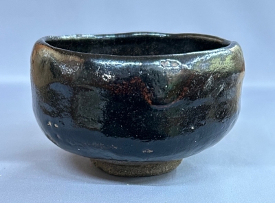 鶴亭 紫ノ焼 黒茶碗 玄室大宗匠 | 茶道具 小西康のぶろぐ