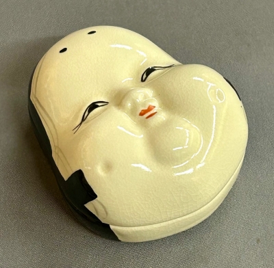 平安桐鳳作 お福香合 | 茶道具 小西康のぶろぐ