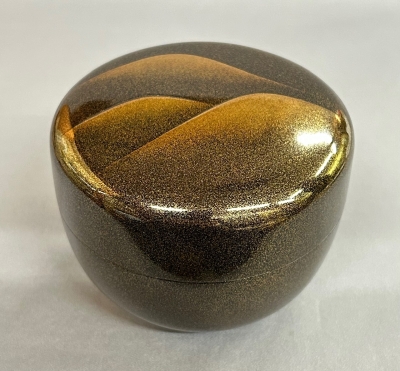 平棗　遠山蒔絵　内銀　光入作 鈴木光入 遠山研出蒔絵平棗 | 茶道具 小西康のぶろぐ