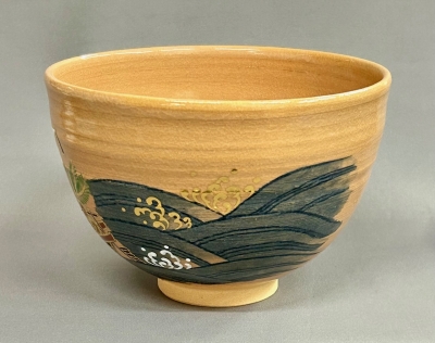小峠丹山 宝船に波絵茶碗 | 茶道具 小西康のぶろぐ