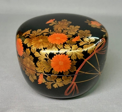 九代西村彦兵衛 鵬雲斎好 花扇蒔絵平棗 | 茶道具 小西康のぶろぐ