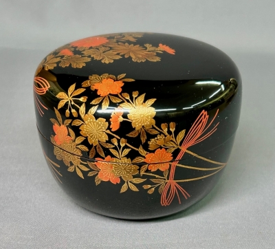 九代西村彦兵衛 鵬雲斎好 花扇蒔絵平棗 | 茶道具 小西康のぶろぐ