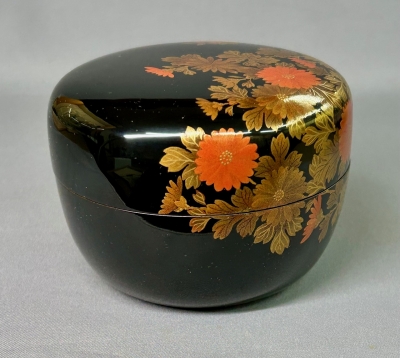 九代西村彦兵衛 鵬雲斎好 花扇蒔絵平棗 | 茶道具 小西康のぶろぐ