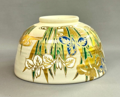 宮川香雲 仁清写 菖蒲茶碗 | 茶道具 小西康のぶろぐ
