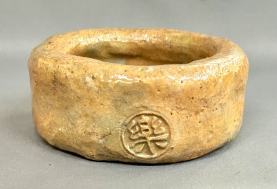 樂旦入 白輪 大蓋置（共箱無） | 茶道具 小西康のぶろぐ