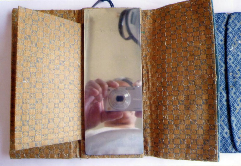 江戸時代の鏡 携帯用手鏡 写らない鏡を磨いて見ました | お