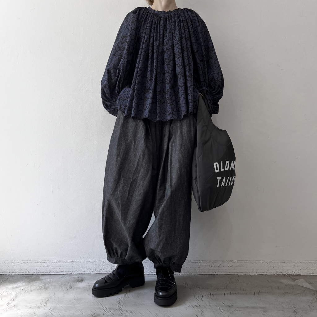 R&D.M.Co- CORDUROY GUM PANTS 2024aw Solid Slim-Fit Corduroy