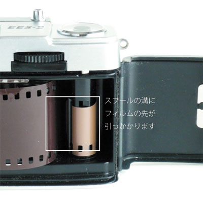 OLYMPUS PEN EE_3です。皮のケースが付いています。フィルム式です。