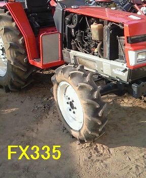 FX335 トラクター 作業機動かない、燃料・オイル漏れ 1日目 | 農業
