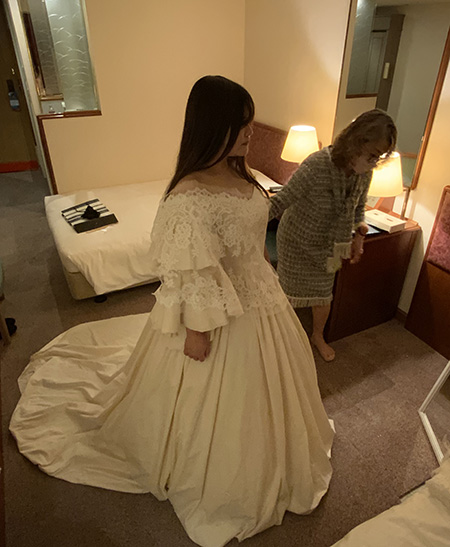 世界で一着だけの美を形に。立体裁断でつくる中世ヨーロッパ調