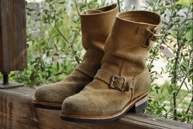 RED WING SHOES エンジニアブーツ スエード ベージュ 8268