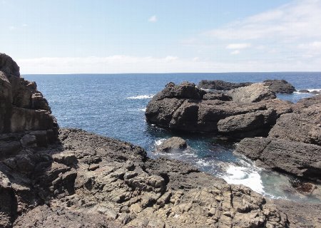福井② 福井県越前加賀海岸 （鉱物採集第31回：めのう：瑪瑙：アゲート