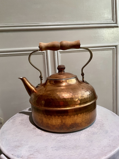 遂に！2代目銅のやかん～銅製槌目やかん。 | マホガニーなDaily☆