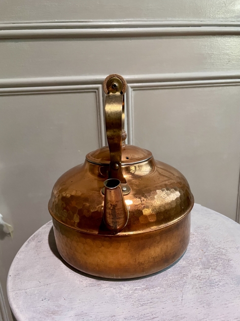 遂に！2代目銅のやかん～銅製槌目やかん。 | マホガニーなDaily☆