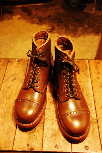 靴 Brass CLINCH Lace up boots CLINCH Cap-toe Lace up Boots | BRASS BLOG