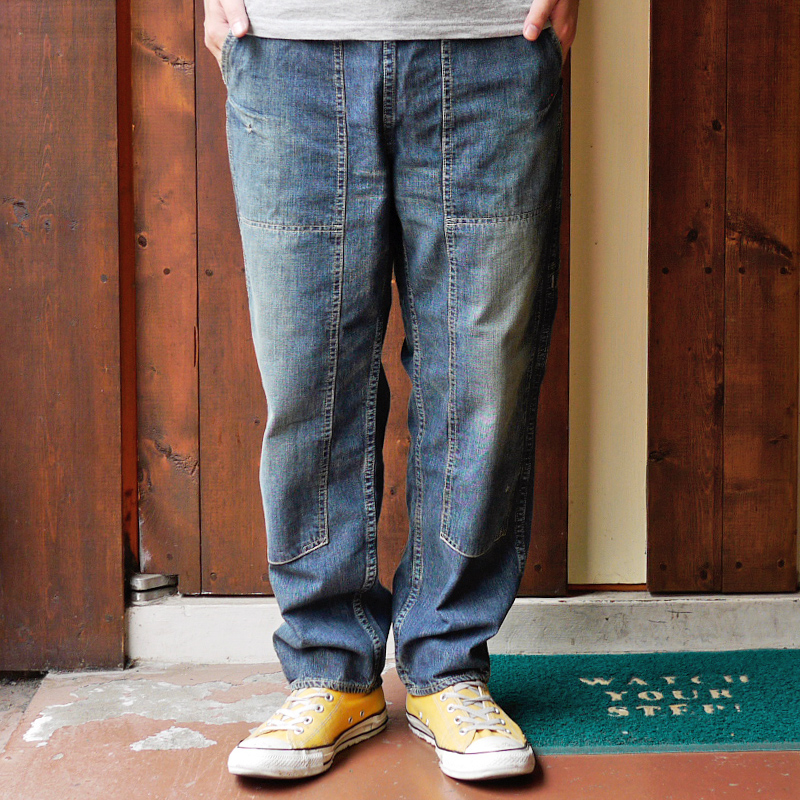 専用です anachronorm アナクロノーム デニム イージーパンツ アナクロノーム anachronorm AN075-W WASHED DENIM EASY PANTS